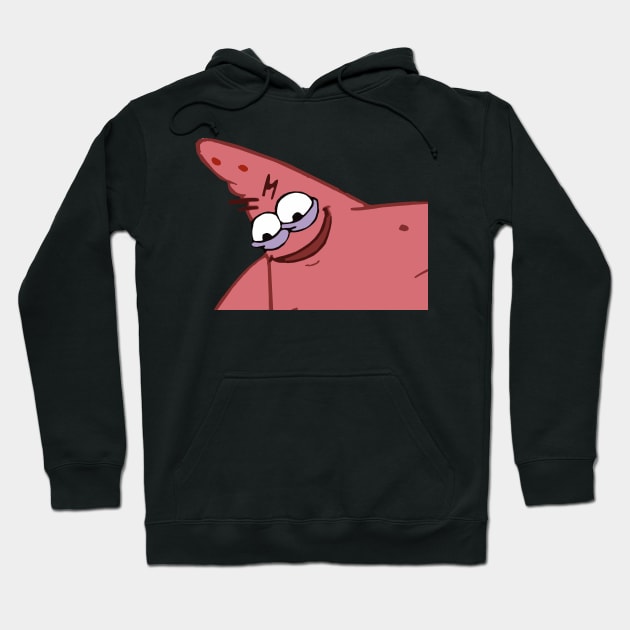 evil patrick meme Hoodie by lightbulbmcoc